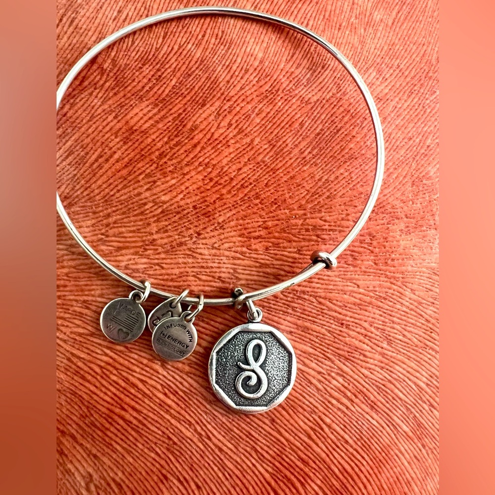 Alex and Ani letter S bracelet
